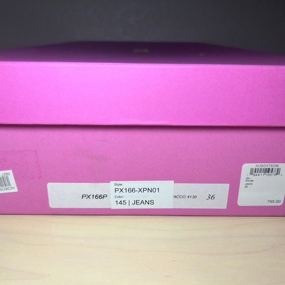 Paris Hilton Paris Texas Blue Python Boots Sz 36 Sz 6 US New with Box - Picture 7 of 7